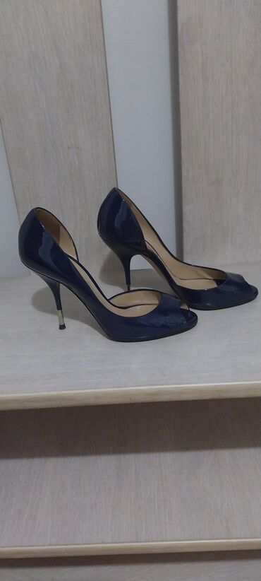 36 размер обувь: Туфли 36, цвет - Синий