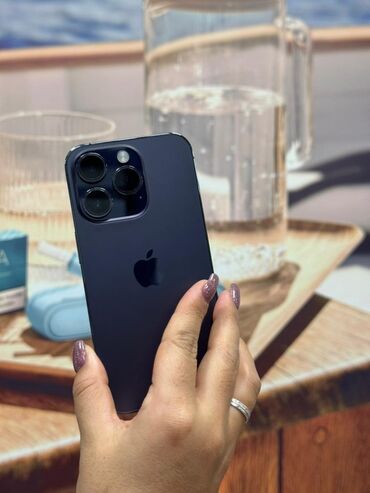 айфон 14 про обмен: IPhone 14 Pro, Колдонулган, 128 ГБ, Deep Purple, 83 %