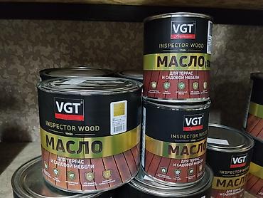лимонное масло: Масло для террас и садовой мебели VGT Inspector Wood (Premium) — 1