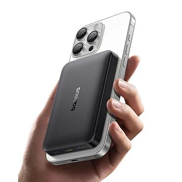 iphone 2: Baseus EnerFill FM12 E0028500 10000mAh Qi2 Maqnitli Power Bank Qi2 — 1