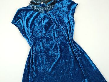 czarna dluga sukienka: Dress, 12 years, 146-152 cm, condition - Very good
