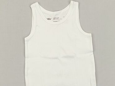 biały podkoszulek chłopięcy: A-shirt, Lupilu, 3-4 years, 98-104 cm, condition - Very good