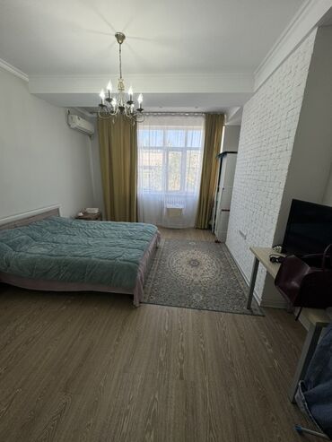 квартира в районе ахунбаева: 2 комнаты, 53 м², Элитка, 4 этаж, Евроремонт