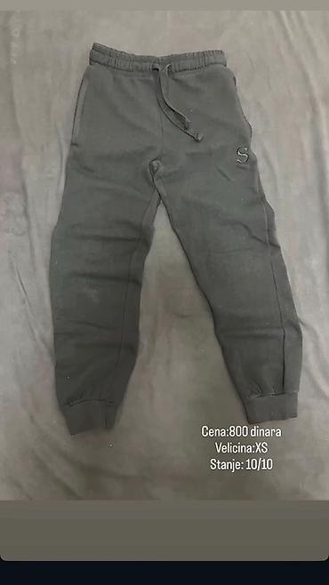 lil solid accessories: Tamnosive trenerke (džoger pantalone) sa elastičnim pojasom i učkurom — 1