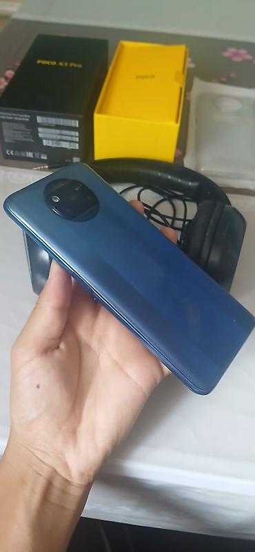 нит флекс: Poco X3 Pro, Б/у, 128 ГБ, цвет - Голубой — 1