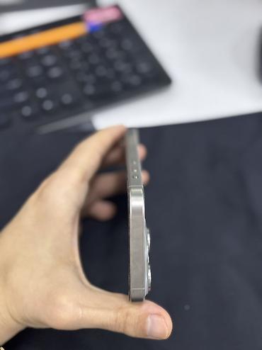 iphone c: IPhone 15 Pro, 128 GB, Gümüşü, Face ID — 1