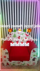 Foteljice: Praktične dečije foteljice, izrađene od čvrstog sunđera. Presvučene — 3