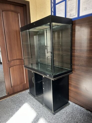 стекло для аквариума: Аквариум с тумбой 400 литр - Прямоугольный стеклянный аквариум на