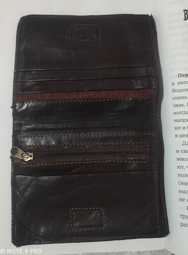 фото сумка: Продаю портмоне из индийской натуральной кожи, как видно на 3м фото