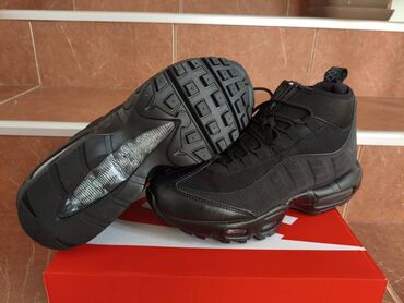 Ostala muška obuća: Nike Air Max 95 Sneakerboot All Black Nike Pakovanje-NOVO Uzivo su — 2
