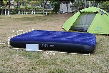 İntex matras 2 nəfərlik şişmə matras 191*137*25. Ölçü 2 nəfərlik üçün