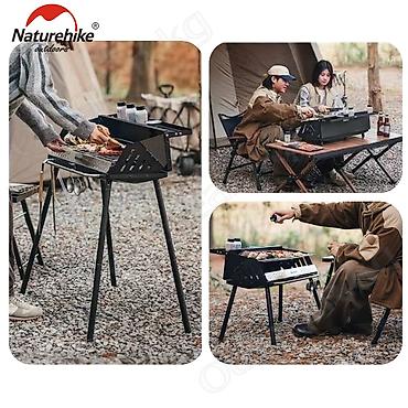 naturehike: 🟠 Гриль Naturehike Vertical BBQ Grill with storage bag Black 🟠 ⠀ — 9