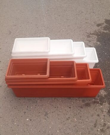 Bitkilər üçün dibçəklər: Dibcek Dibcek qabi dibcek qabi kvadrat duzbucaqli qara Antrasit gul — 29