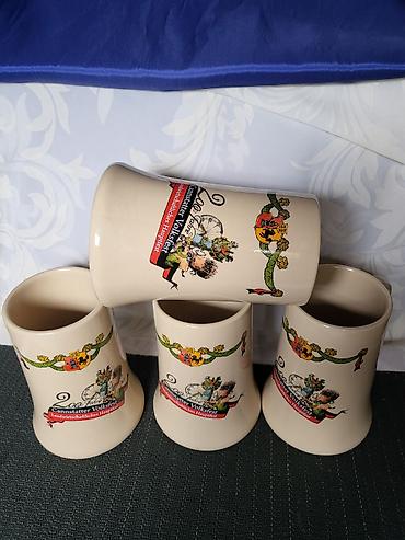 Čaše: Krigle nove za pivo.Nemacka 2018god. Nemacke nove krigle za pivo — 2