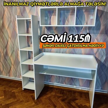 iki nəfərlik yazı masası: Yazı masası, Yeni, Açılmayan, Dördbucaq masa, Azərbaycan