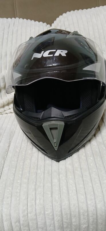 Moto dəbilqələr: NCR tam üzlü motosiklet dəbilqəsi - Rəng: parlaq qara, gümüşü -da lalafo.az — 13 Moto dəbilqələr: NCR tam üzlü motosiklet dəbilqəsi - Rəng: parlaq qara, gümüşü — 13