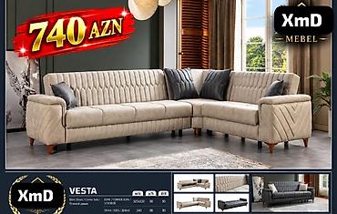 VESTA künc divanı – XmD Mebel - Model: VESTA Corner Sofa (Künc Divan)