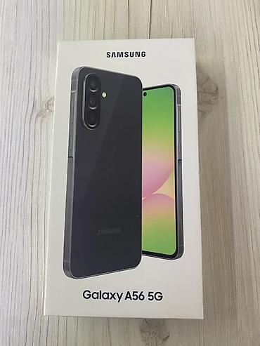 Samsung Galaxy A56 5G, Новый, 256 ГБ, цвет - Черный, В рассрочку, 2 SIM