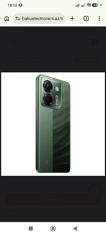 90 fps tabletler: Poco M7 Pro 5G, 256 GB, rəng - Yaşıl, Sensor — 6