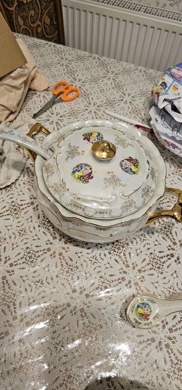 Sup qabları: Sup qabları, rəng - Ağ, Farfor — 2