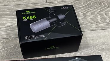 музыкальная студия: Микрофон fifine k688, абсолютно новый брал. В итоге для КС2 оказался