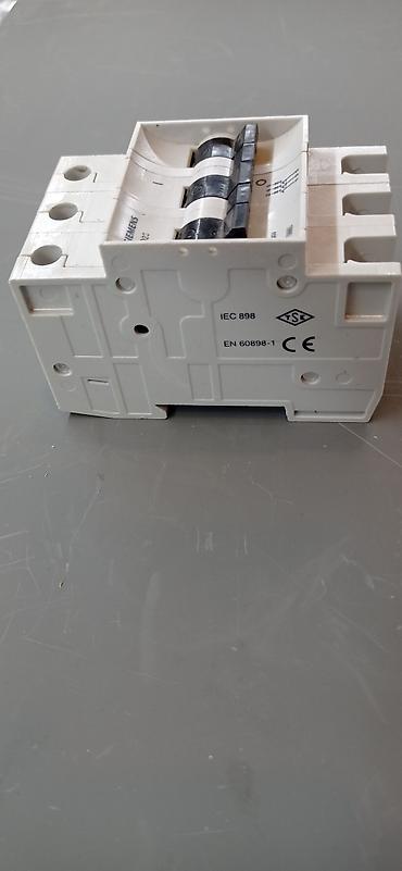 Elektrik avtomatlar: Siemens Elektrik avtomat, 3 faza, 380 Vt, Zəmanətli — 6