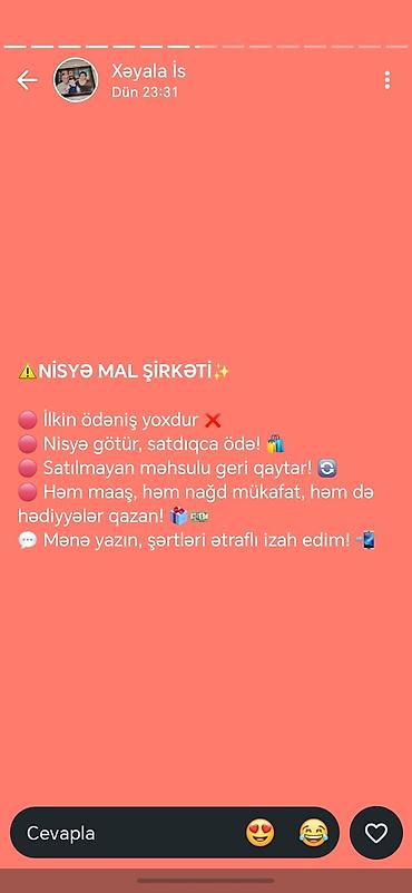 bakı tikiş evi iş saatı: Satış məsləhətçisi tələb olunur — 1