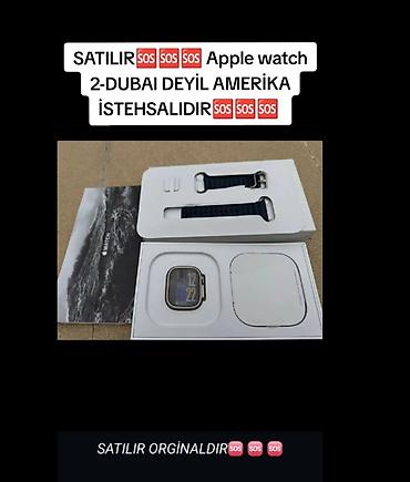 apple watch ultra 1: Apple Watch ultura 2– Amerika istehsalı, orijinal Xüsusiyyətlər: - — 1