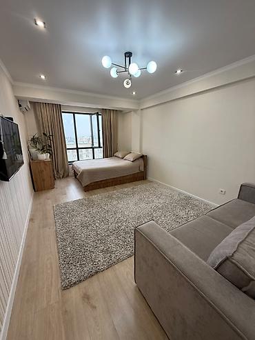 бартер на квартиру: 1 комната, 49 м², Кок-Жар мкр Элитка, 12 этаж, Дизайнерский ремонт — 6