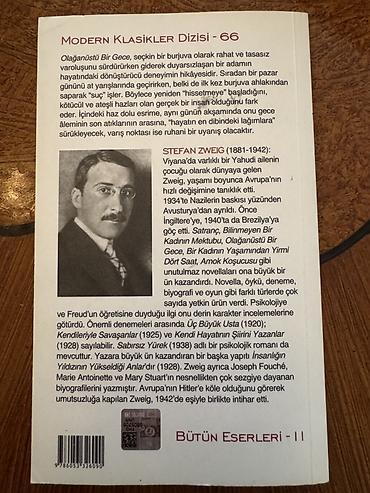 klasik gitara: Məhsul: Kitab – “Olağanüstü Bir Gece” (Stefan Zweig) Seriya: Modern — 2