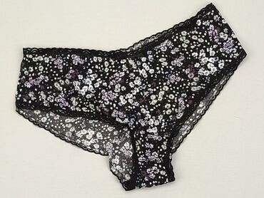 czarne spódnice w kwiaty: Panties, condition - Good