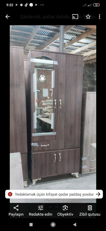 Dolablar: Yeni, Açılan, 4 qapılı Düz dolab, Qarderob, paltar dolabı, Azərbaycan — 29