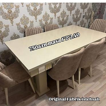 Yemək otağı üçün geniş və funksional masa. - Ölçülər: 1 × 2 × 2.40 lalafo.az -da Yemək otağı üçün geniş və funksional masa. - Ölçülər: 1 × 2 × 2.40