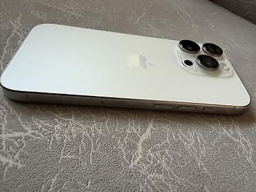 Уюлдук телефондор жана аксессуарлар: IPhone 15 Pro, Колдонулган, 256 ГБ, White Titanium, 88 % — 2