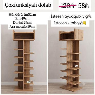 Dolablar: Yeni AYAQQABI👟👣dolabı Birbaşa istehsalçıdan alın‼️ Qiymət : 58₼ — 2