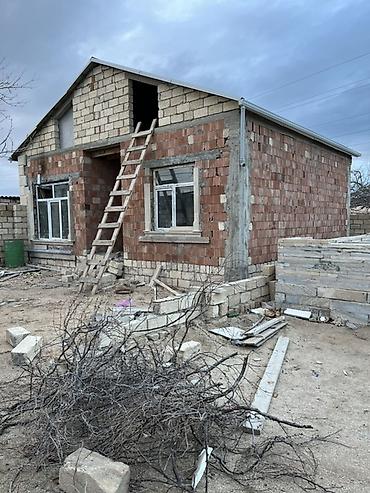 Недвижимость: Satılır: Tikintisi davam edən fərdi yaşayış evi - Layihə: 1 mərtəbə + — 1