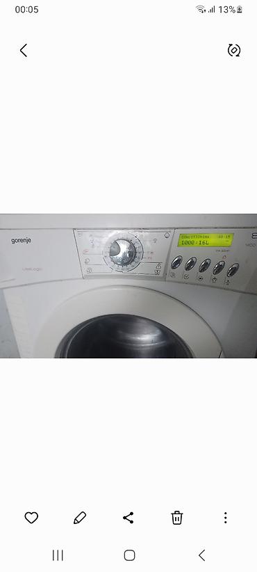lotus qaz peci: Gorenje UseLogic ön yükləməli paltaryuyan maşın - Tutum: 8 kq - Sıxma — 2