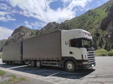 рация для фуры: Тягач, Scania, 1999 г., Тентованный