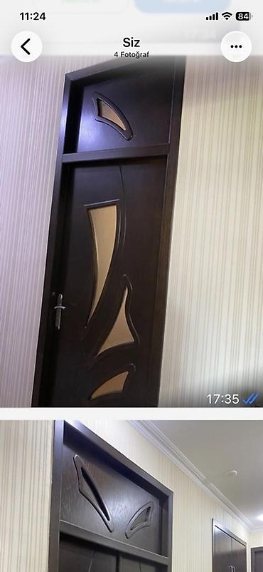 Mebel qapısı – dekorativ şüşə insertli, tünd qəhvəyi (vəngə ton) lalafo.az -da Mebel qapısı – dekorativ şüşə insertli, tünd qəhvəyi (vəngə ton)