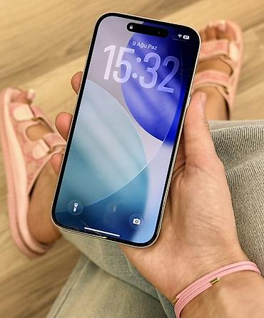 ref iphone satisi: IPhone 15, 128 GB, Blue Titanium — 1