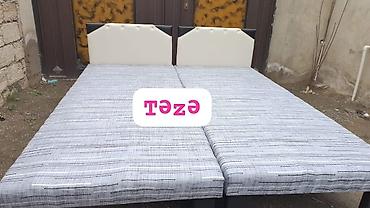 Çarpayılar: Təzə çarpayılar. 1 nəfərlik çarpayılar 60manat. 2 nəfərlik taxt — 28