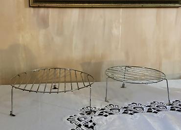 Нержавейки: Paslanmayan poladdan iki bölməli bufet çıxmaqabı (chafing dish) dəsti — 8