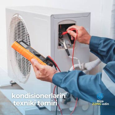 Kondisionerlər: Təmir, Split kondisionerlər, Təmizləmə, Zəmanətlə — 10