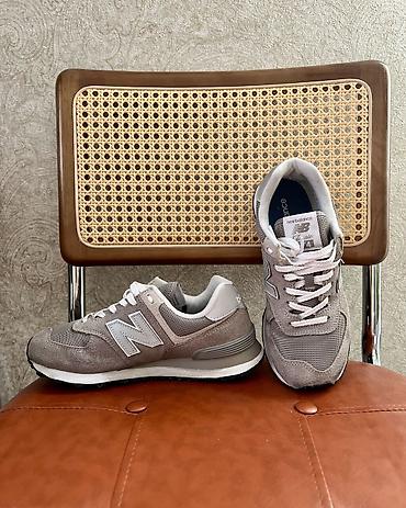 574: Мужские кроссовки, 40, New Balance, Б/у, цвет - Серый, Самовывоз — 2