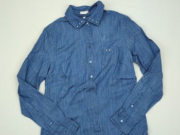 bluzki koszulowe niebieska: Shirt, S (EU 36), condition - Good