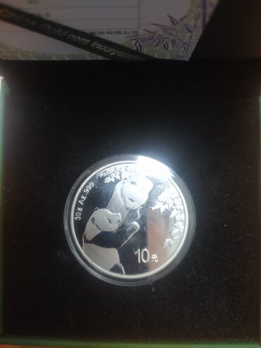 серебрянная монета: Продаю инвестиционную серебряную монету серии Панда, 2023 г