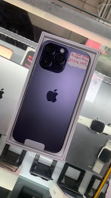 poco f5 gt цена в бишкеке: IPhone 14 Pro Max, Жаңы, 256 ГБ, Коргоочу айнек, Каптама, Куту, 100 %