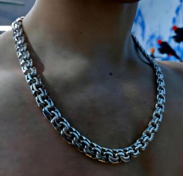 Серебряные цепочки: Серебряная цепь «Рамзес» 140 гр, 60 см Ручная работа, серебро 925 — 47