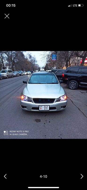 Toyota: Toyota Altezza: 1999 г., 2 л, Автомат, Газ, Седан