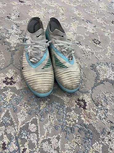 nike phantom: Футбольные бутсы Nike Phantom GT (серо-бирюзовые) - Тип: бутсы для — 2